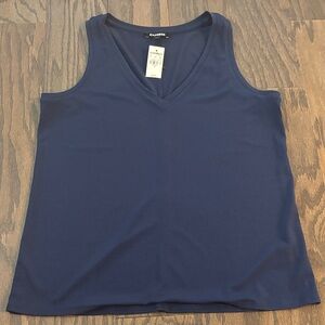 New! Express Elegant Navy Blue Sleeveless Top